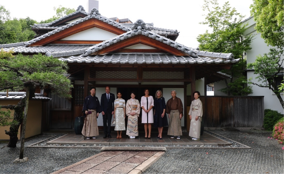 総理夫人主催昼食会　集合写真